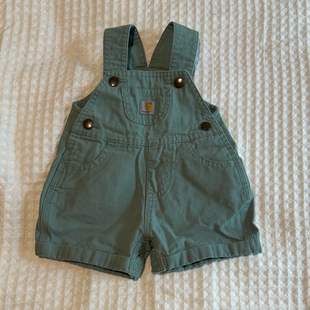Carhartt Kids Sage Green Shortalls